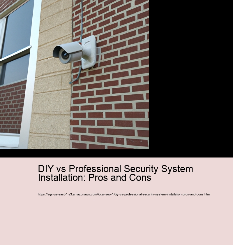 DIY vs Professional Security System Installation: Pros and Cons