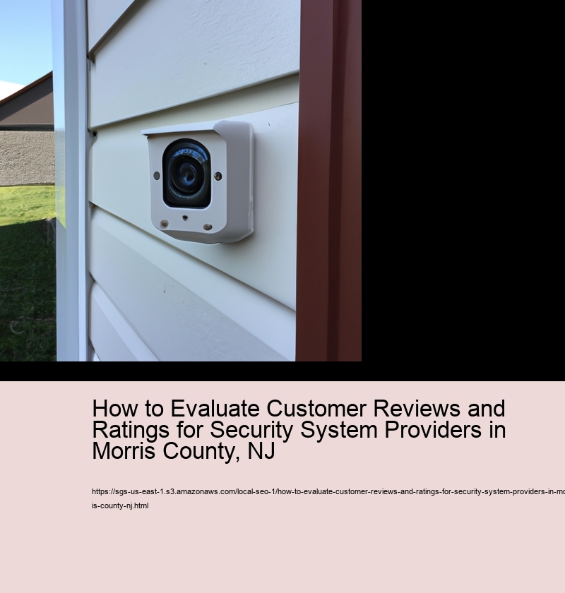 How to Evaluate Customer Reviews and Ratings for Security System Providers in Morris County, NJ